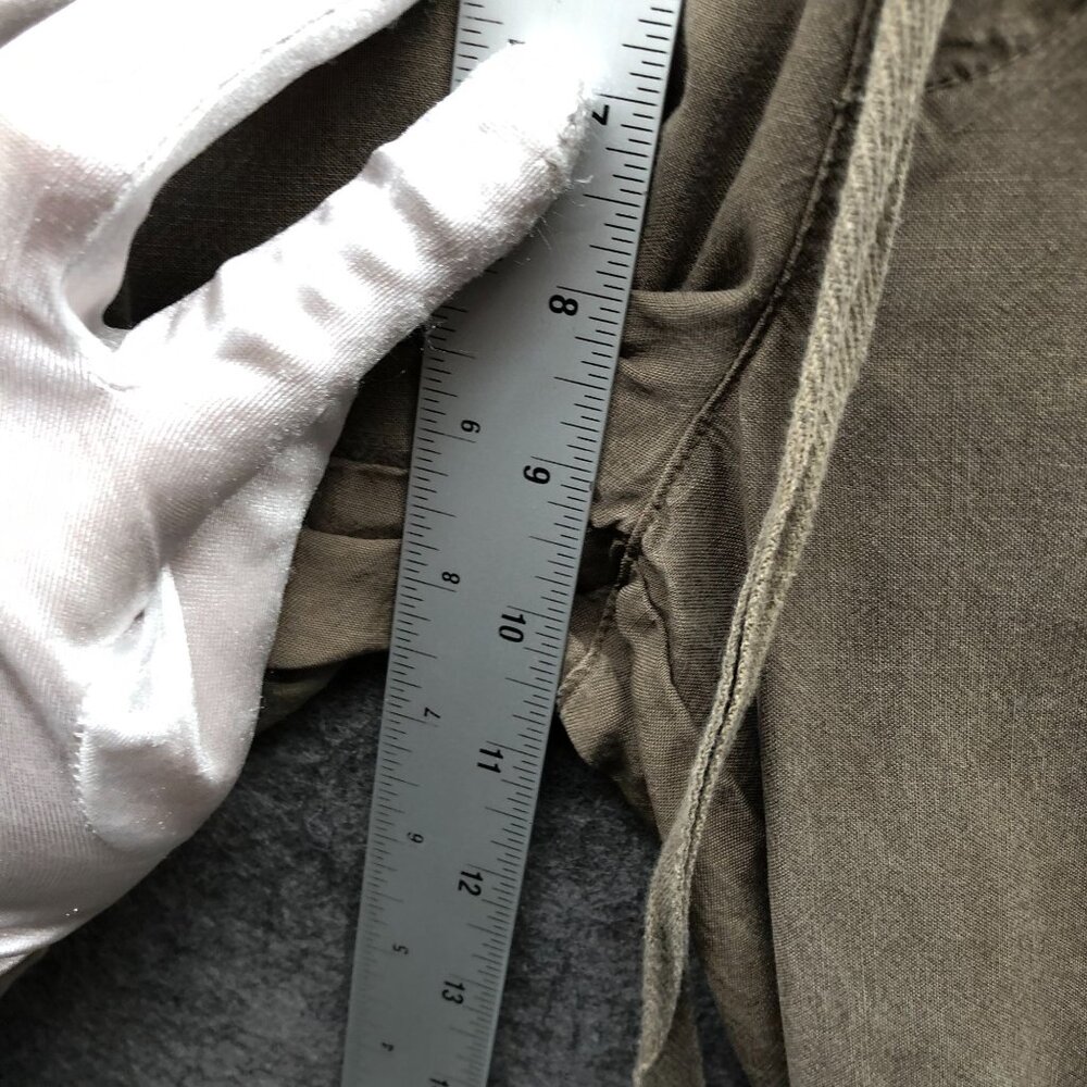 Cloth & Stone Lyocell Cargo Jogger Pants Womens XS Mid Rise Light Brown Beige - Picture 6 of 10